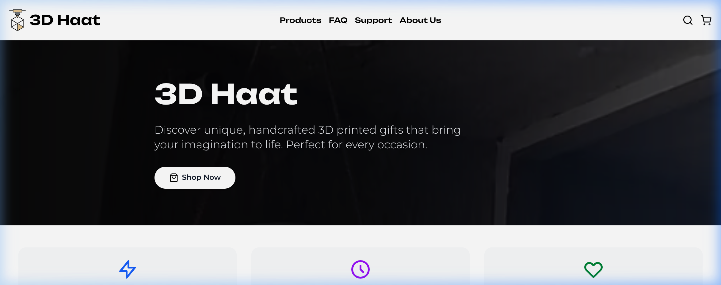 3D Haat marketplace interface